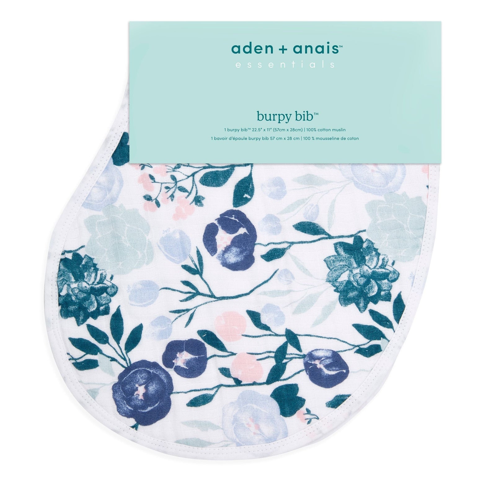 and Anais Essentials Burpy Bib, Flowers Bloom I1D1 - product image 1