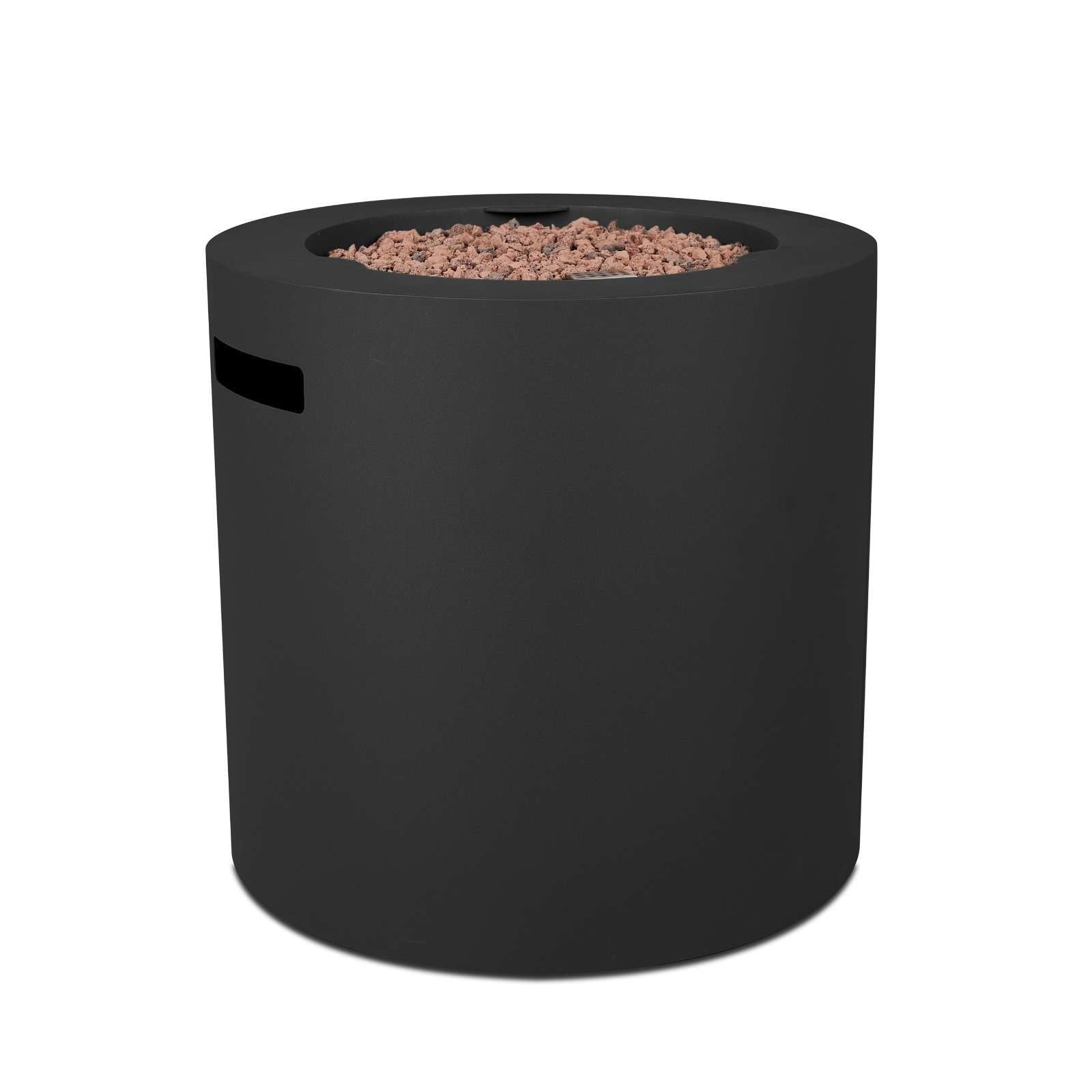 Steel Propane Fire Pit Hidden Tank in Black, 24-in P1H5 - product image 1