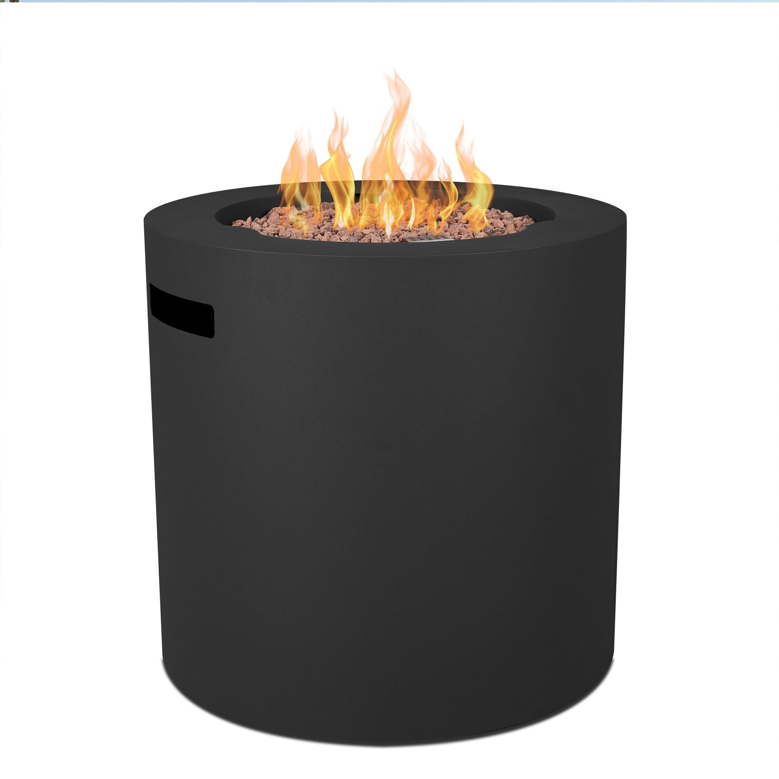 Steel Propane Fire Pit Hidden Tank in Black, 24-in P1H5 - product image 5
