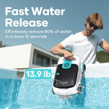Scuba L1 Cordless Robotic Pool Cleaner, Tri-Motor, Advanced Filtration & Quick Drain, Ideal for Above-Ground Pools up to 1,100-sq.ft. F4H5 - product image 8