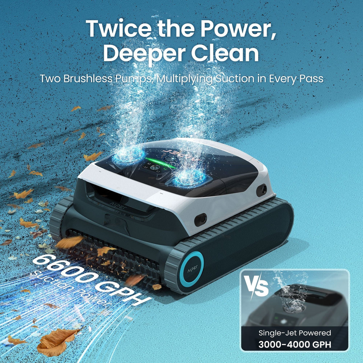Scuba N1 Max Cordless Robotic In-Ground Robotic Pool Cleaner for In-Ground Pools up to 2150 sq. Ft X6E6 - product image 5