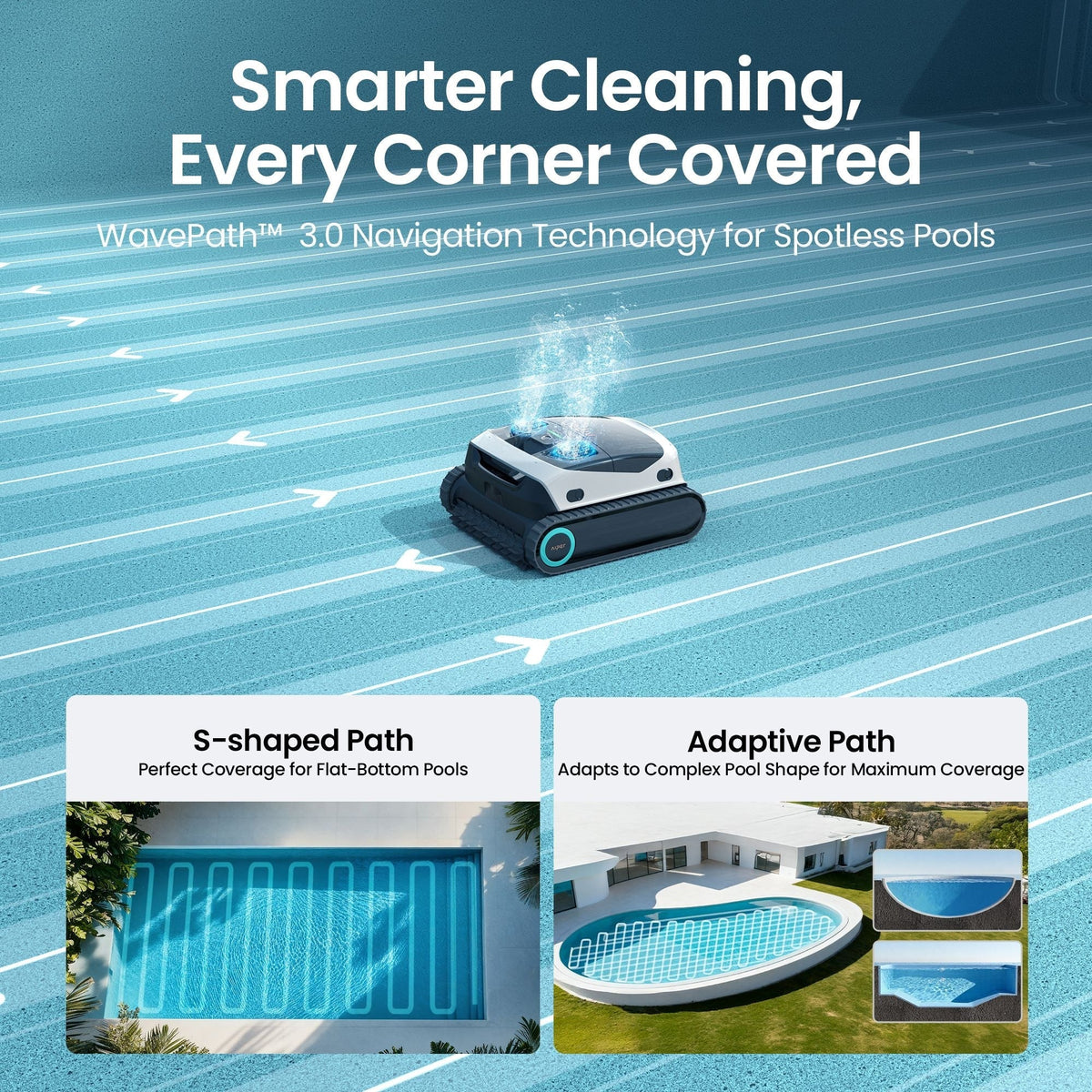 Scuba N1 Max Cordless Robotic In-Ground Robotic Pool Cleaner for In-Ground Pools up to 2150 sq. Ft X6E6 - product image 8