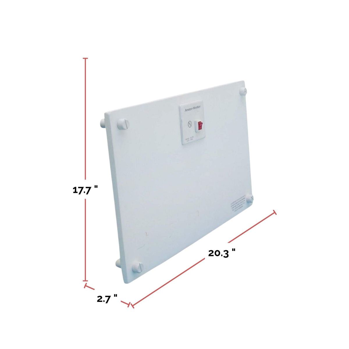 Heater Ceramic Electric Heater with Standard Mounting, 100W, White C3U1 - product image 5