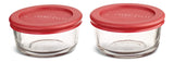 Glass Storage Container Set with Lids, 2 Count G0S7 - product image 1