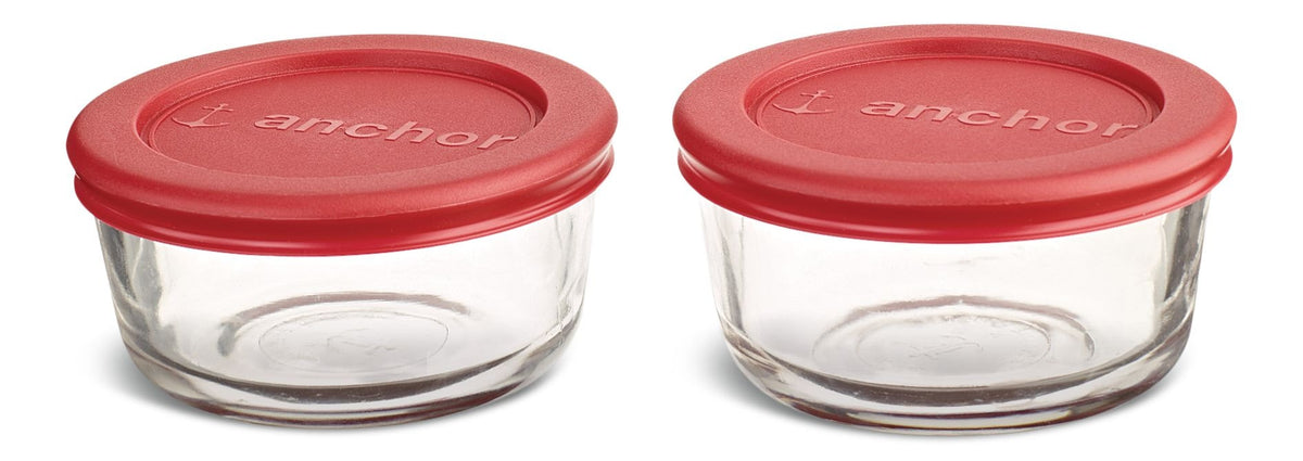 Glass Storage Container Set with Lids, 2 Count G0S7 - product image 1