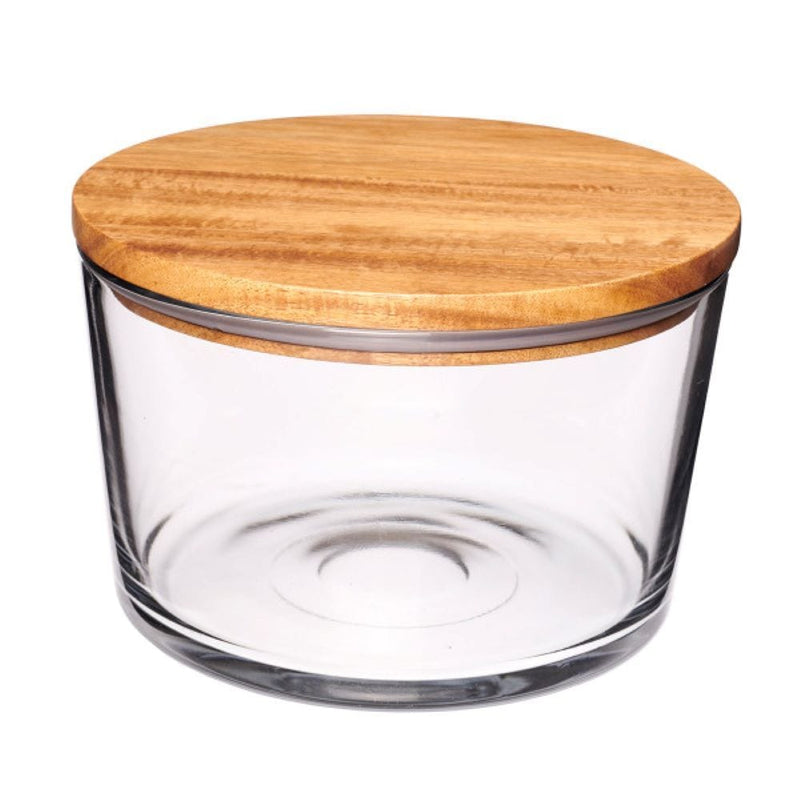Large Bowl with Acacia Lid J5F2