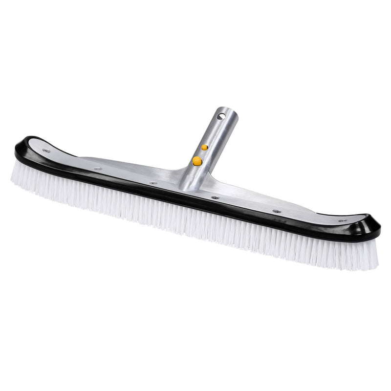 Deluxe Aluminum Swimming Pool & Spa Brush, 18-in J2X4