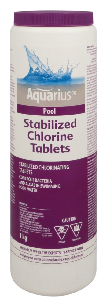 Stabilized Chlorine Tablets, 1-kg B3N9 - product image 1