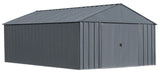 Classic 12x17-ft Charcoal Corrosion-Resistant Metal Shed D1M7 - product image 2