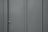 Classic 12x17-ft Charcoal Corrosion-Resistant Metal Shed D1M7 - product image 7