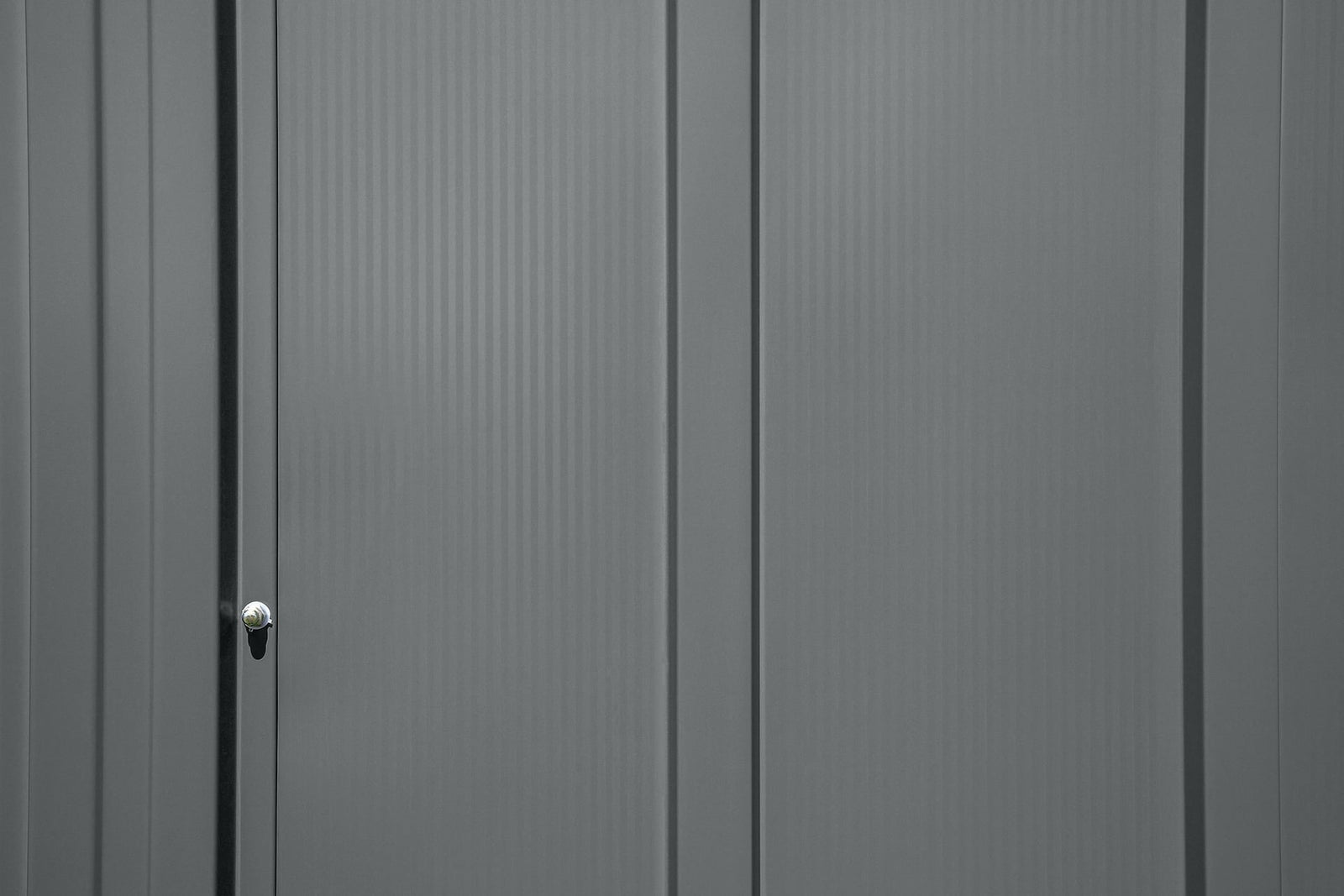 Classic 12x17-ft Charcoal Corrosion-Resistant Metal Shed D1M7 - product image 7