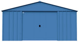 Classic 14x14-ft Blue Grey Corrosion-Resistant Steel Shed N2D8 - product image 1