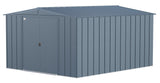 Classic Galvanized Steel Storage Shed, Blue Grey, 10-ft x 12-ft L9U4 - product image 1