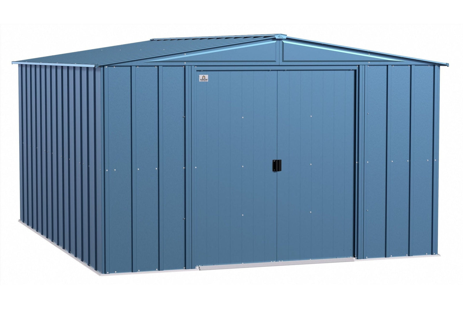 Classic Galvanized Steel Storage Shed, Blue Grey, 10-ft x 12-ft L9U4 - product image 3