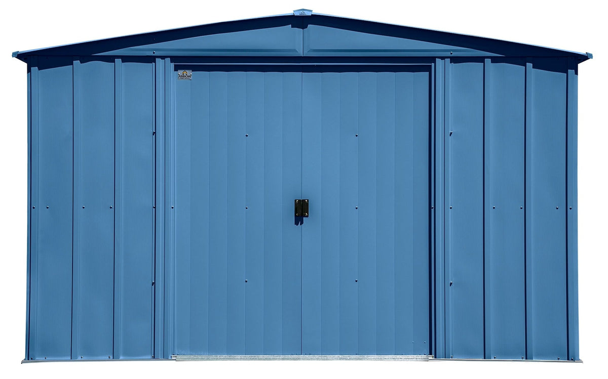 Classic Galvanized Steel Storage Shed, Blue Grey, 10-ft x 12-ft L9U4 - product image 4