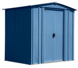 Classic Galvanized Steel Storage Shed, Blue Grey, 6-ft x 5-ft Q8A5 - product image 1