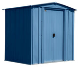 Classic Galvanized Steel Storage Shed, Blue Grey, 6-ft x 5-ft Q8A5 - product image 3
