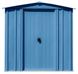 Classic Galvanized Steel Storage Shed, Blue Grey, 6-ft x 5-ft Q8A5 - product image 4