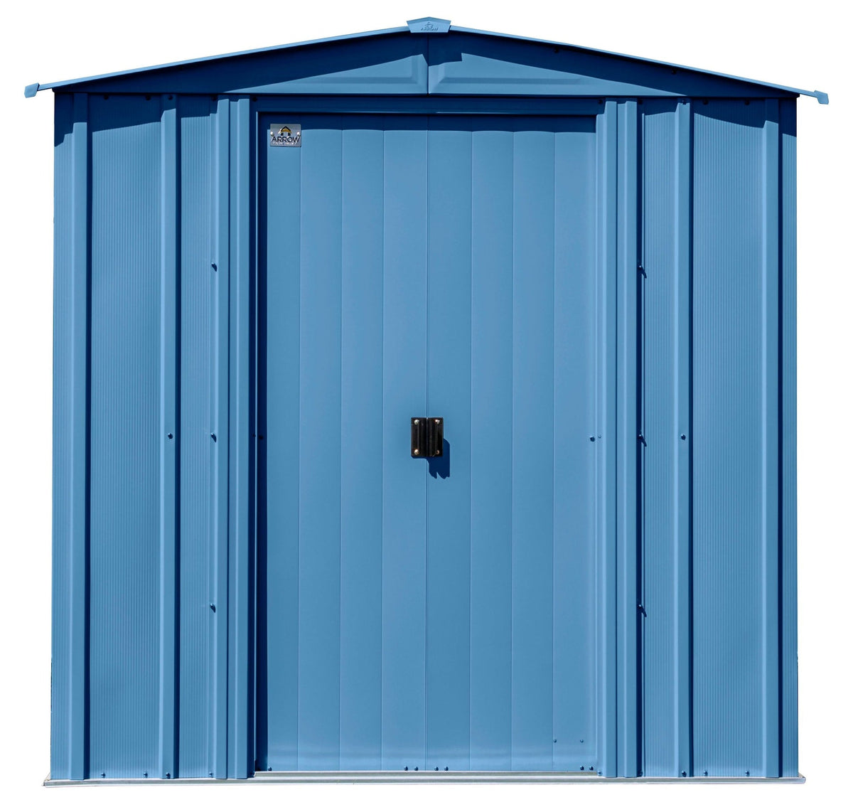Classic Galvanized Steel Storage Shed, Blue Grey, 6-ft x 5-ft Q8A5 - product image 4