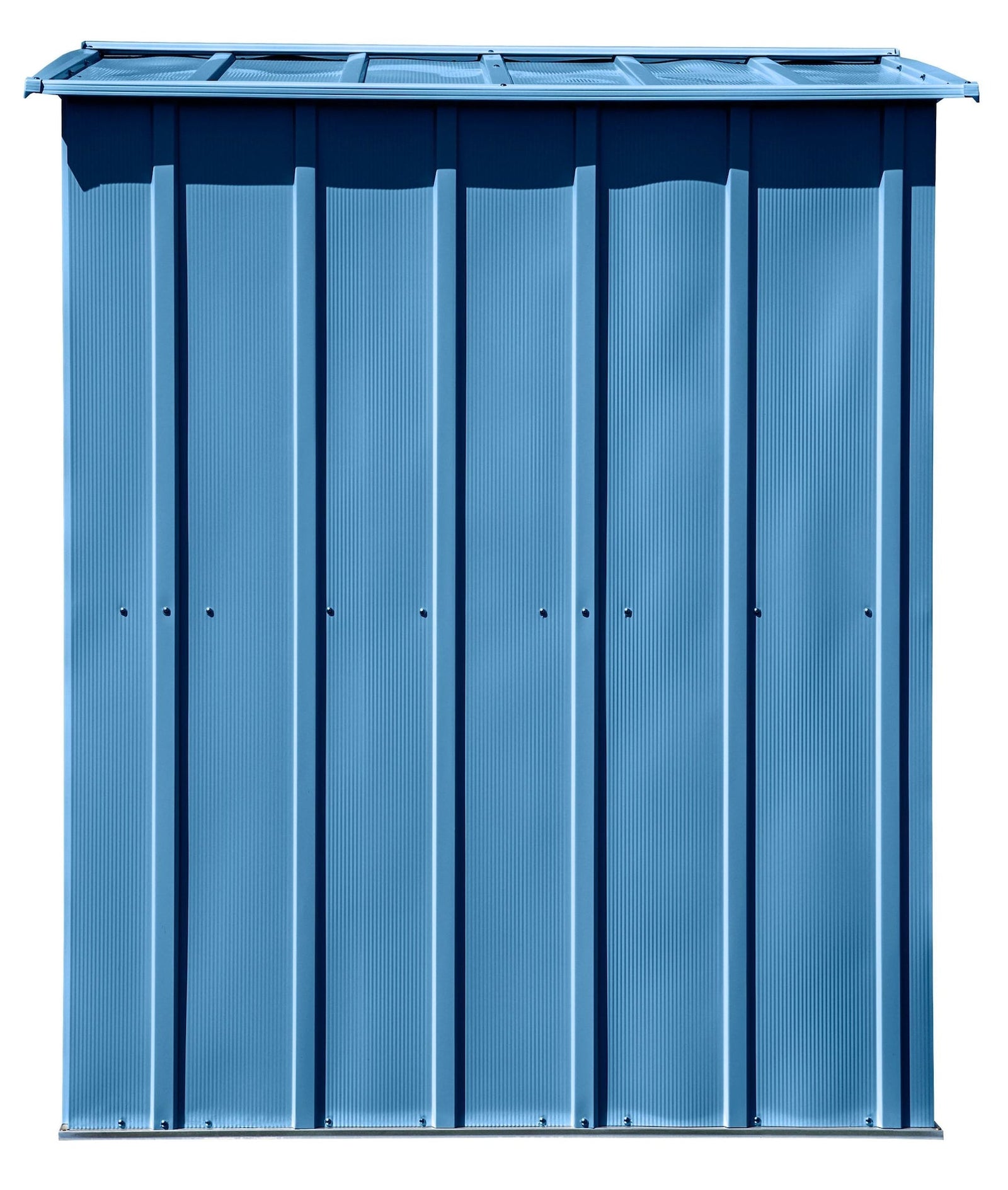 Classic Galvanized Steel Storage Shed, Blue Grey, 6-ft x 5-ft Q8A5 - product image 6