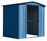 Classic Galvanized Steel Storage Shed, Blue Grey, 6-ft x 5-ft Q8A5 - product image 8
