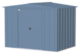Classic Galvanized Steel Storage Shed, Blue Grey, 8-ft x 6-ft L7W7 - product image 1