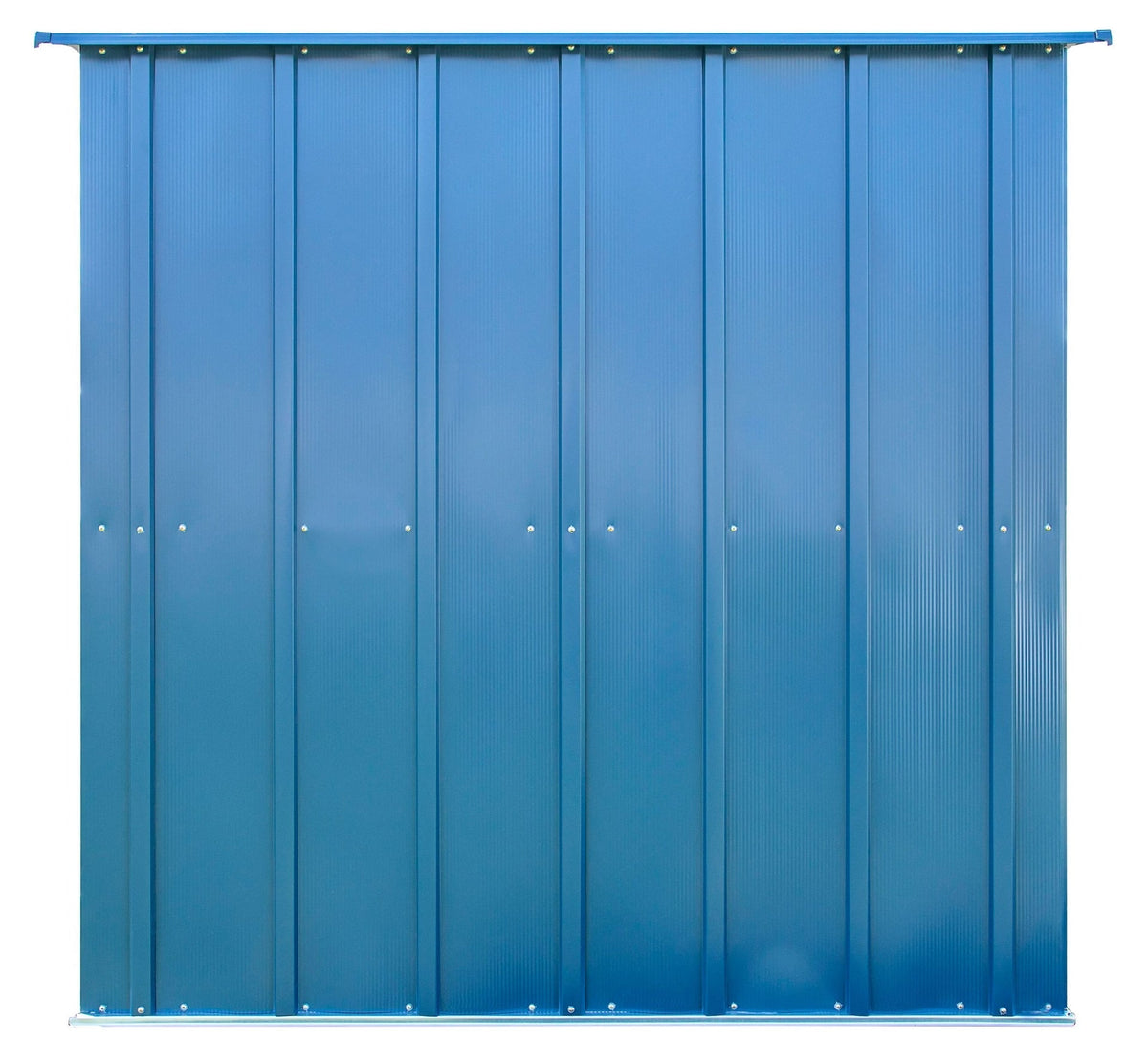 Classic Galvanized Steel Storage Shed, Blue Grey, 8-ft x 6-ft L7W7 - product image 7