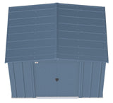 Classic Galvanized Steel Storage Shed, Blue Grey, 8-ft x 6-ft L7W7 - product image 8