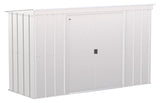 Classic Galvanized Steel Storage Shed, Flute Grey, 10-ft x 4-ft E6H9 - product image 2