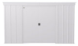 Classic Galvanized Steel Storage Shed, Flute Grey, 10-ft x 4-ft O2N2 - product image 3