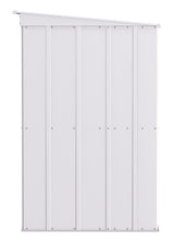 Classic Galvanized Steel Storage Shed, Flute Grey, 10-ft x 4-ft E6H9 - product image 5