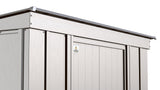 Classic Galvanized Steel Storage Shed, Flute Grey, 10-ft x 4-ft E6H9 - product image 7