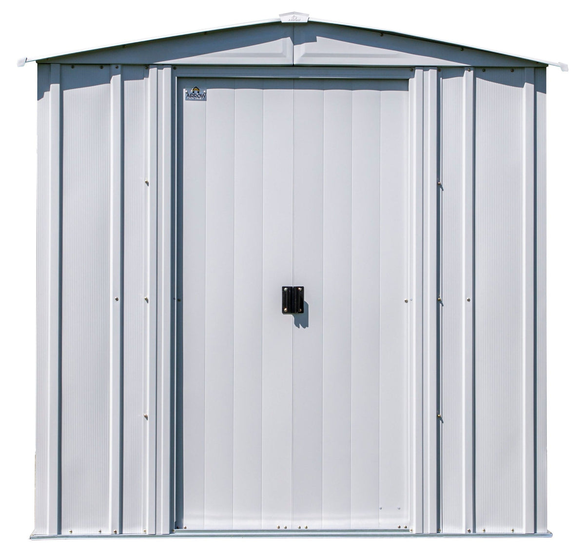 Classic Galvanized Steel Storage Shed, Flute Grey, 6-ft x 7-ft L2C2 - product image 4