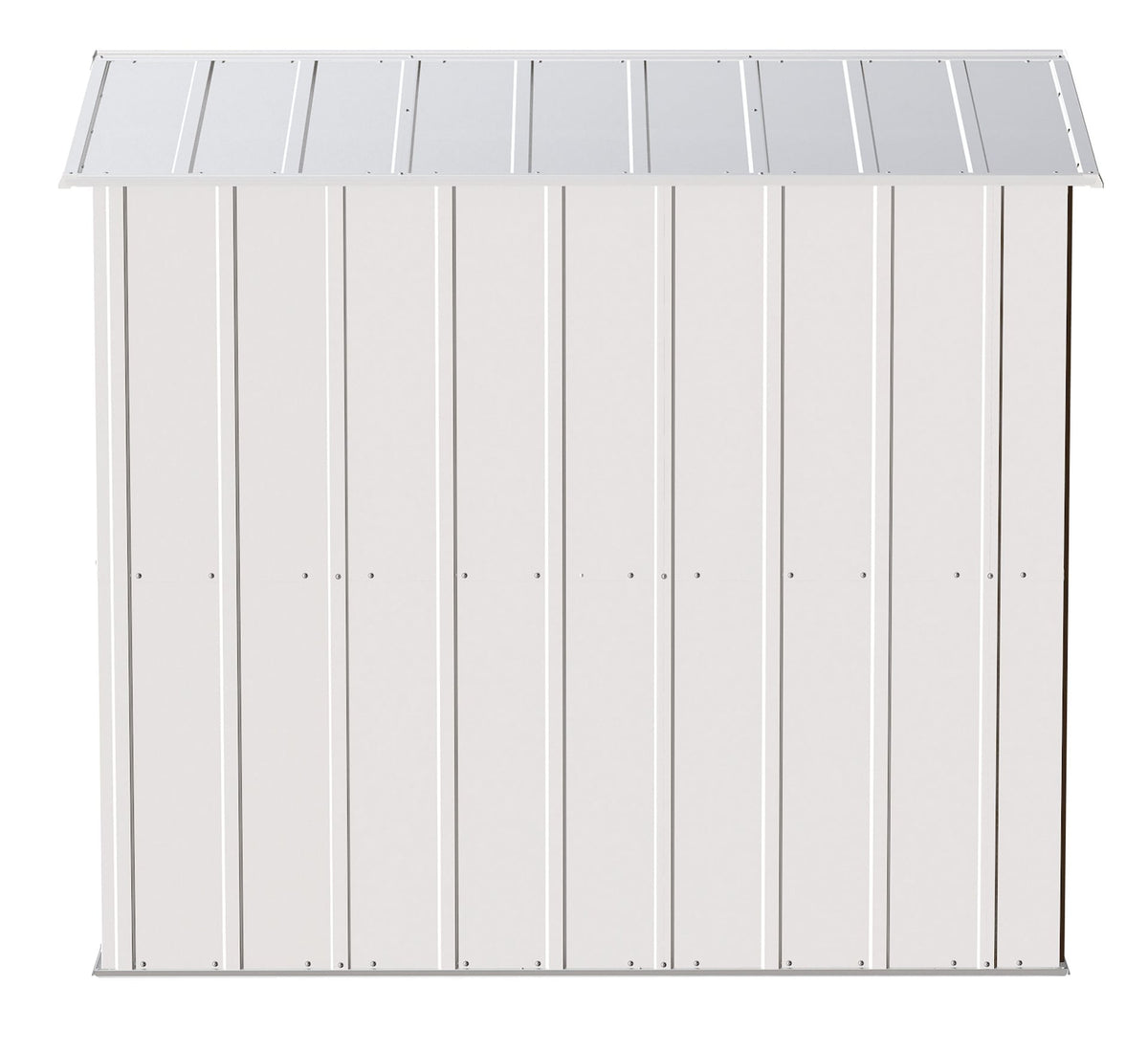 Classic Galvanized Steel Storage Shed, Flute Grey, 6-ft x 7-ft L2C2 - product image 6