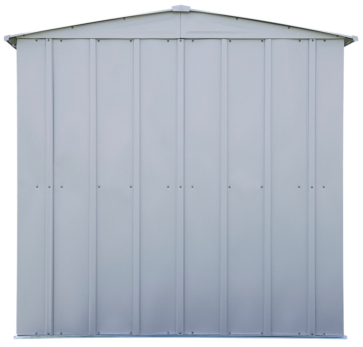 Classic Galvanized Steel Storage Shed, Flute Grey, 6-ft x 7-ft L2C2 - product image 8