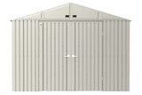 Elite 10x12-ft Cool Grey Corrosion-Resistant Steel Storage Shed V9O8 - product image 1
