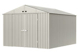 Elite 10x12-ft Cool Grey Corrosion-Resistant Steel Storage Shed V9O8 - product image 2