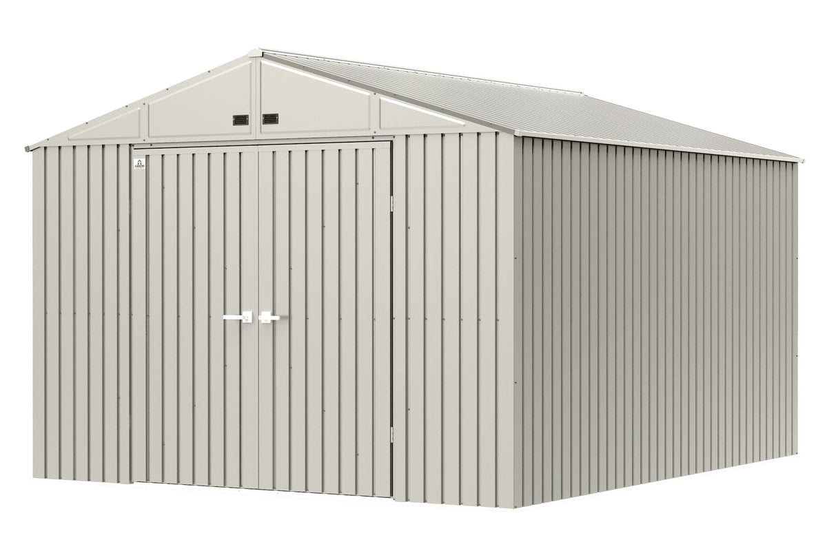 Elite 10x12-ft Cool Grey Corrosion-Resistant Steel Storage Shed V9O8 - product image 2