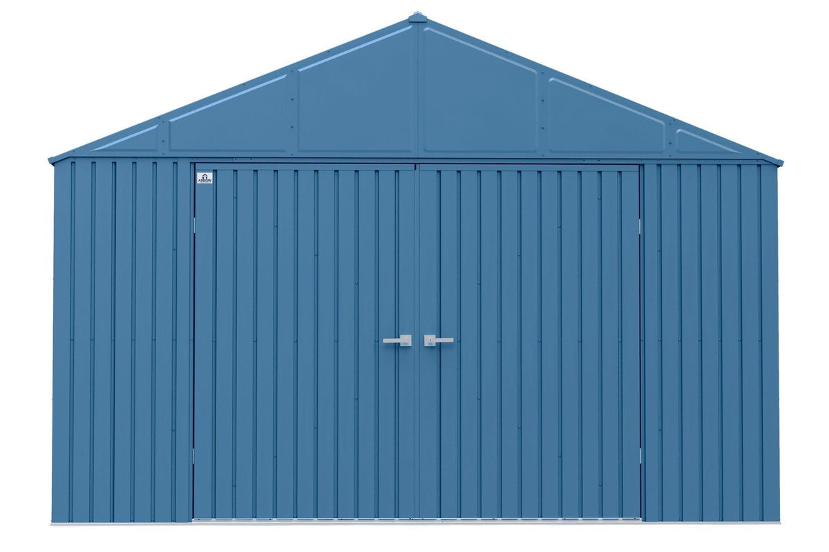 Elite 12x14-ft Blue Grey Corrosion-Resistant Steel Shed R2D7 - product image 2