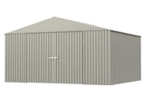 Elite 14x12-ft Cool Grey Weather-Resistant Steel Shed W6F8 - product image 2