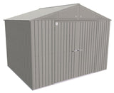 Elite 14x12-ft Cool Grey Weather-Resistant Steel Shed W6F8 - product image 3
