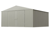 Elite 14x14-ft Cool Grey Corrosion-Resistant Steel Storage Shed P0E6 - product image 1