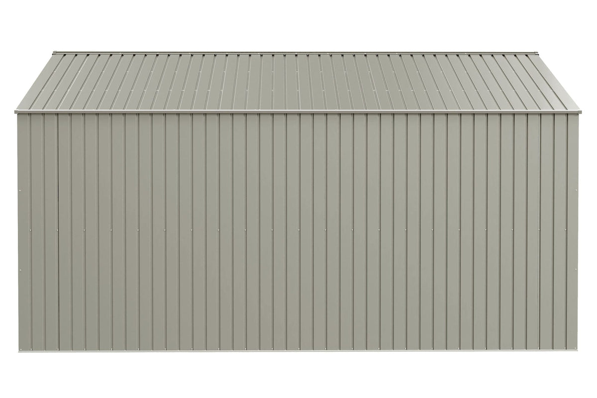 Elite 14x14-ft Cool Grey Corrosion-Resistant Steel Storage Shed P0E6 - product image 3