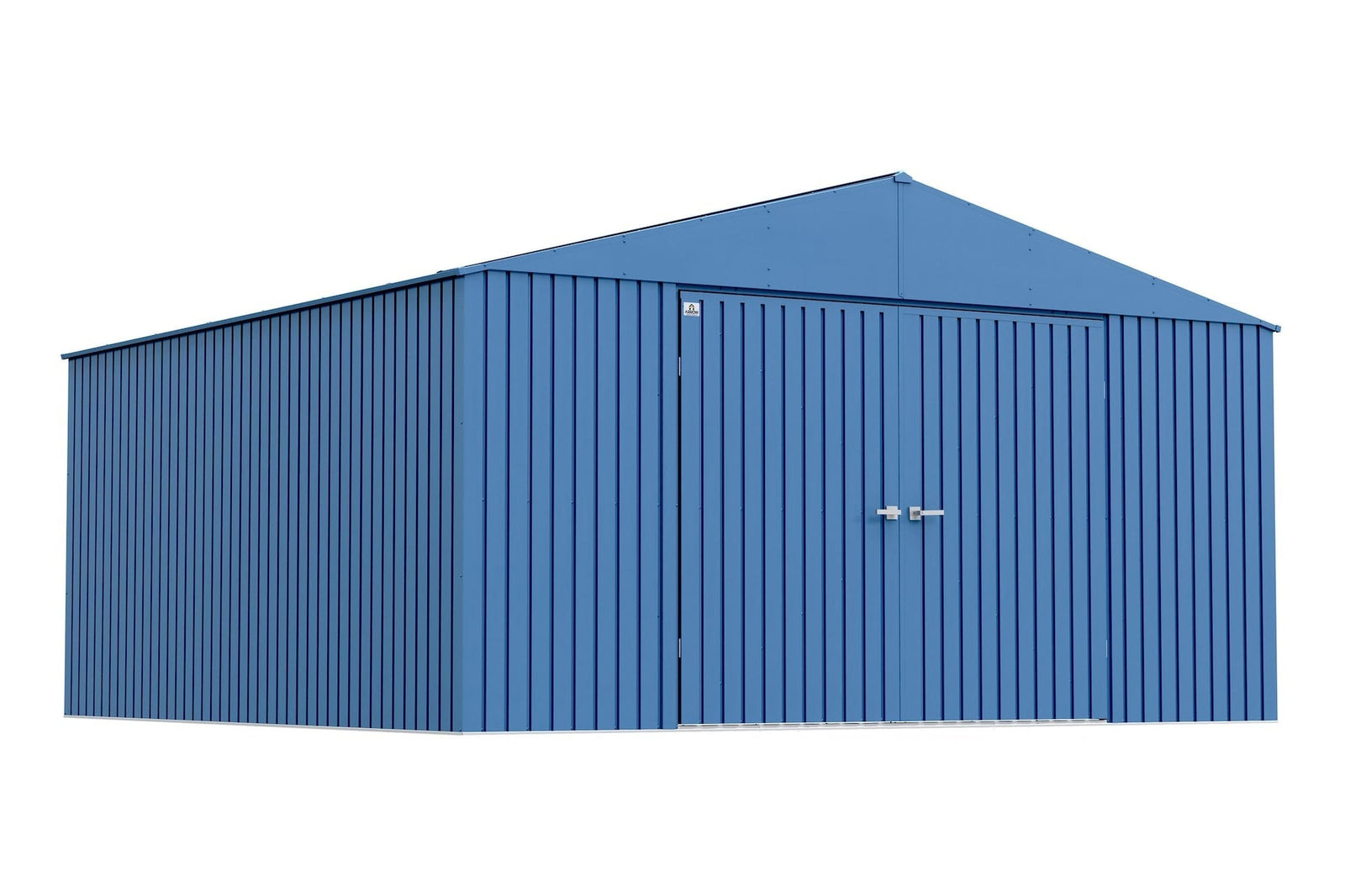 Elite 14x14-ft Corrosion-Resistant Blue Grey Steel Shed F7S9 - product image 3