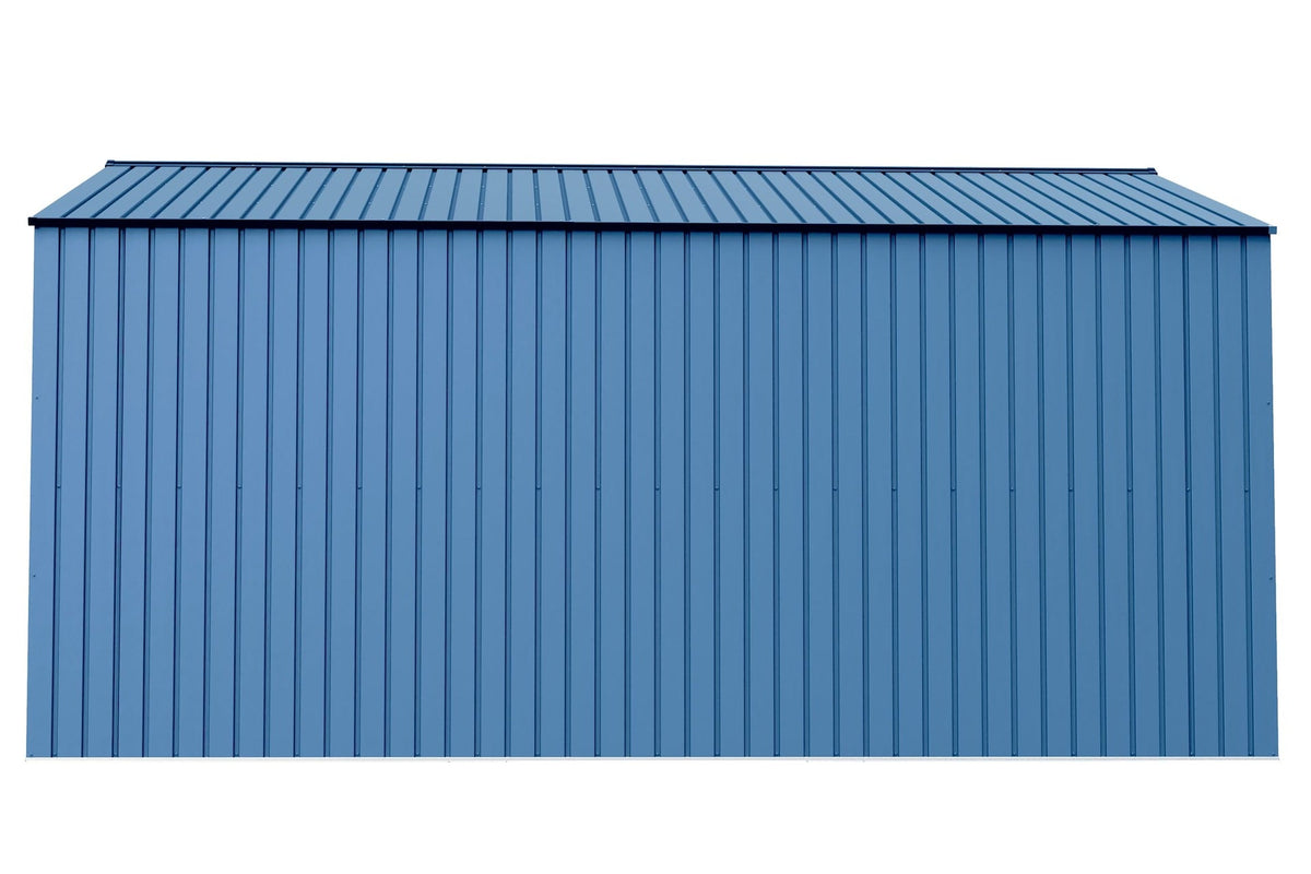 Elite 14x14-ft Corrosion-Resistant Blue Grey Steel Shed F7S9 - product image 4