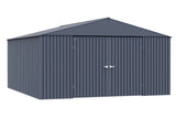 Elite 14x16-ft Anthracite Steel Storage Shed H4S2 - product image 4