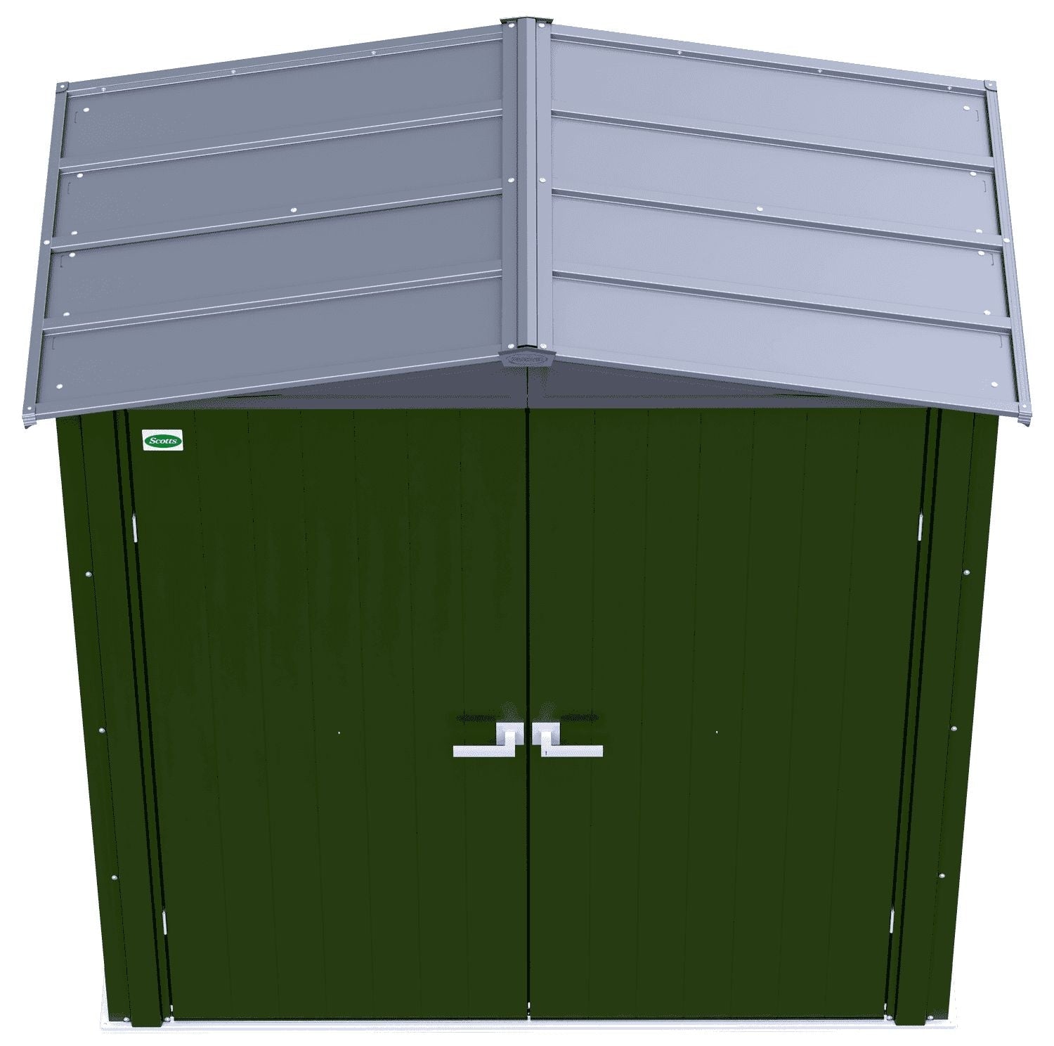 Elite 14x16-ft Anthracite Steel Storage Shed H4S2 - product image 5