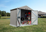 Elite Steel Storage Shed with Pent Roof, Cool Grey, 8-ft x 6-ft V8E8 - product image 3