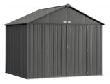 EZEE Galvanized Steel Storage Shed, Charcoal, 10-ft x 8-ft Q3R0 - product image 1