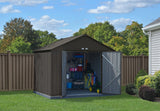 EZEE Galvanized Steel Storage Shed, Charcoal, 10-ft x 8-ft Q3R0 - product image 7